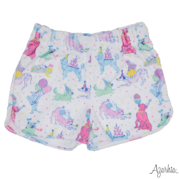 Birthday Dog Fuzzy Shorts