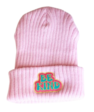 Bubblegum Pink Be Kind Beanie