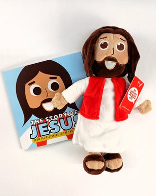 Shoebox Jesus Plush Doll & The Story of Jesus Book Bundle - view 2
