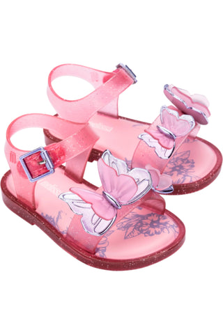 Mini Melissa Fly Sandal III Baby - Glitter Pink