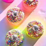 Donut Bath Bomb + Disco Ball Charm