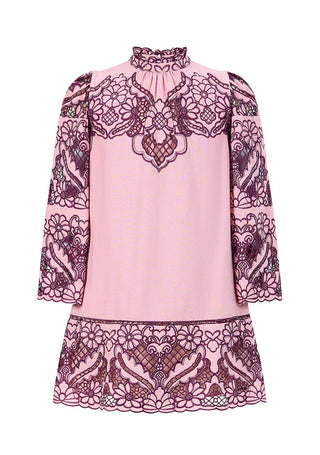 Marlo Kids Annie Thistle Embroidered Mini Dress