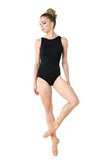 Black Boatneck Ava Leotard
