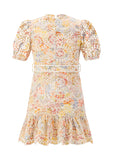 Marlo Kids Avelle Floral Embroidered Mini Dress