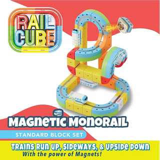 Rail Cube Magnetic Monorail Set