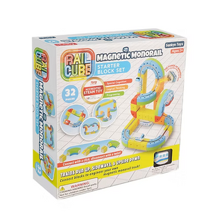 Rail Cube Magnetic Monorail Set