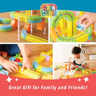 Rail Cube Magnetic Monorail Set