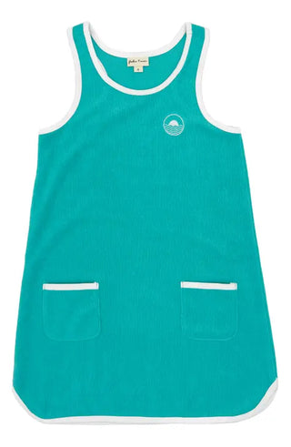 Feather 4 Arrow Clear Skies Ringer Cover-Up Tank Dress Pool Blue
