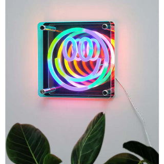 Acrylic sign, Multi color LED lights with 3D effect, Smiley Face