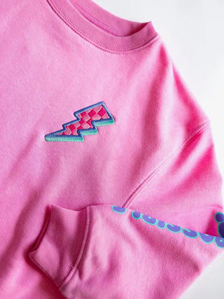 Anything is Possible Lightning Pink Berry Sweatshirt