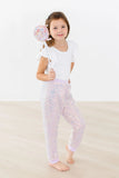 Mila & Rose Sequin Joggers - Lavender