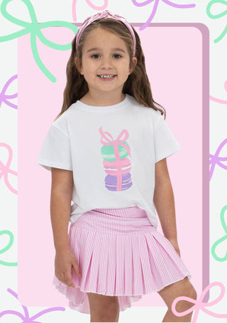 Azarhia Boxy Tee Macaroon Screen Print
