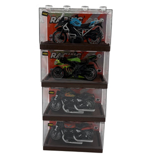 Die-Cast Pull-Back Motorcycle With Lights & Sound (Assorted)
