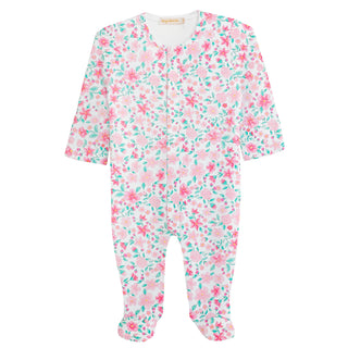 Baby Club Chic Blossom in Pink Footie