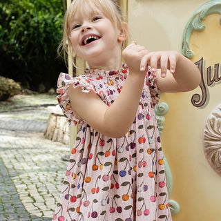 Pink Chicken Cloud Pink Cherry Stevie Dress