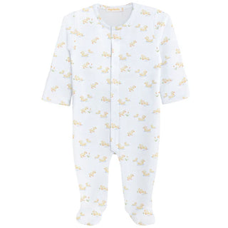 Baby Club Chic Baby Duckies Snap Footie