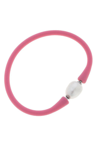 Bali Freshwater Pearl Silicone Children's Bracelet