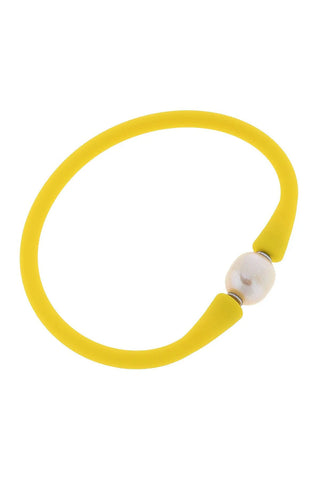 Bali Freshwater Pearl Silicone Children's Bracelet