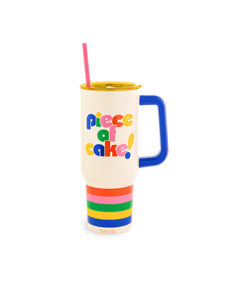 Mega Stainless Steel Tumbler - Piece of Cake