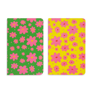 Ban.Dō 2Pk Pocket Notebook Set - Daisies