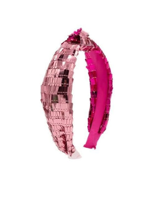 Bari Lynn Thin Tassel Knot Headband