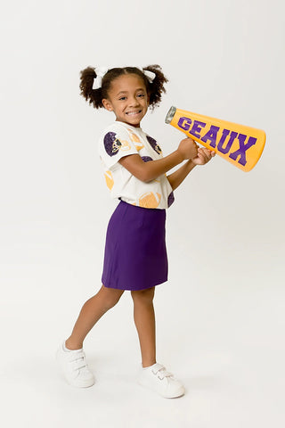 Belle Cher Kids Purple Skort