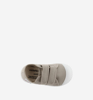 Victoria Canvas Strap Sneaker- Beige