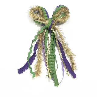 Mardi Gras Textured Hair Bows