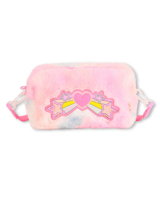 Faux Fur Bag - Pink