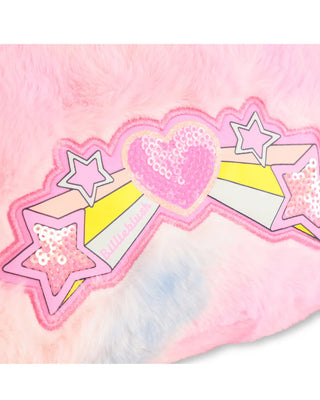 Faux Fur Bag - Pink