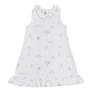 Sweet Dreams Happy Birthday Print Nightgown