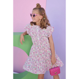 Bisby Rodeo Dress - Pink Bloomsbury Blossoms