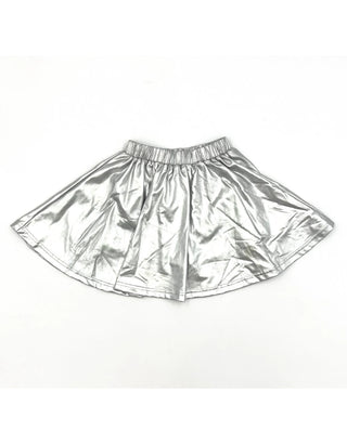 Blended Spirit Metallic Skort - Silver