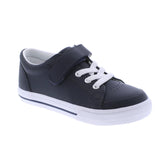 Footmates Leather Sneaker - Reese - Navy
