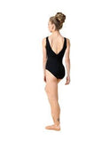 Black Boatneck Ava Leotard