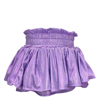 Lola and the Boys Metallic Skirt - Lavender