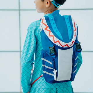 Bling2o Shark Fin Blue Beach Backpack