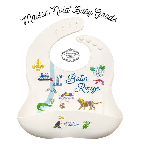 Maison NOLA Silicone Baton Rouge Bib