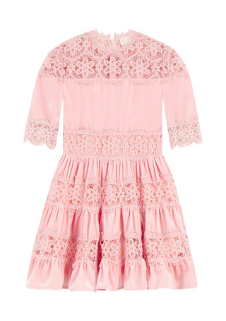 Marlo Kids Bridget Peach Mini Dress