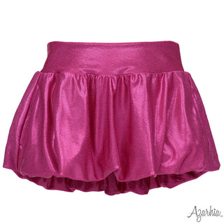Azarhia Hot Pink Shimmer Bubble Skort
