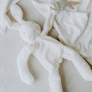 Bun Bun Silly Buddy White Bunny Paci Holder