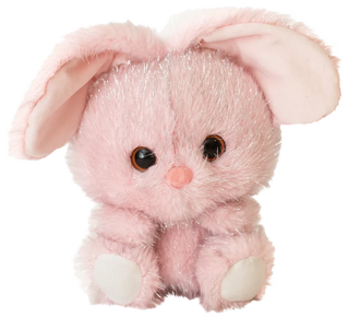 Pink Shimmers Plush Bunny