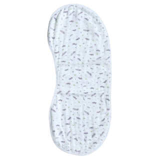 Dear Perli 2-in-1 Burp Cloth & Bib - French Lavender