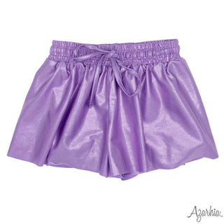 Azarhia Shimmer Butterfly Shorts - Lavender