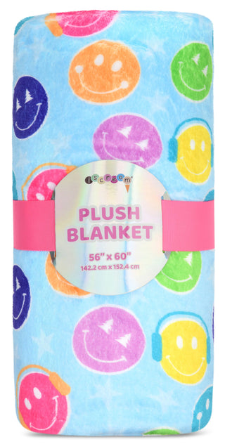 iScream Happy Holidays Plush Blanket