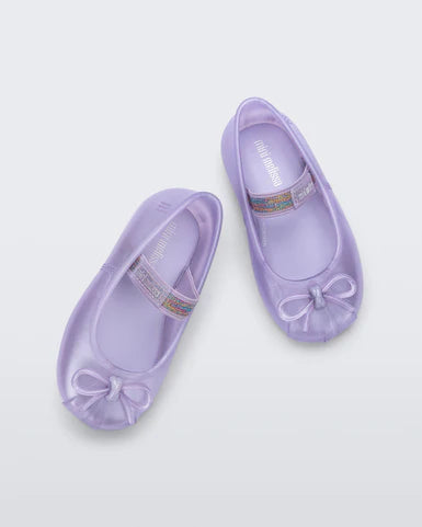 Mini Melissa Sophie Flat Baby with Bow - Lilac