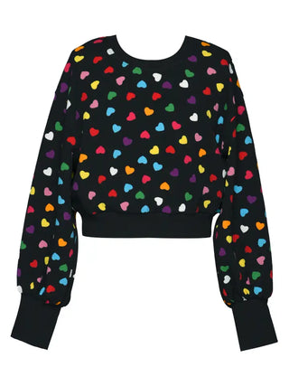 All Over Heart Print Set