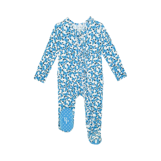 Posh Peanut One Piece Nayeli Ruffle Zippered Footie