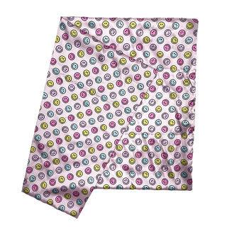 Smiley Face Satin Pillow Case