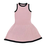 Little Olin Pink Sweater Knit Dress